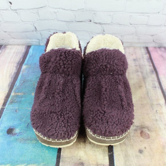 LL BEAN Pile Fleece Cozy Bootie Slippers Size 8 M - Picture 5 of 9